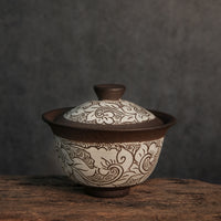 Dai Chinese gaiwan, handmade teaware, for Gongfu Cha brewing, tea rituals