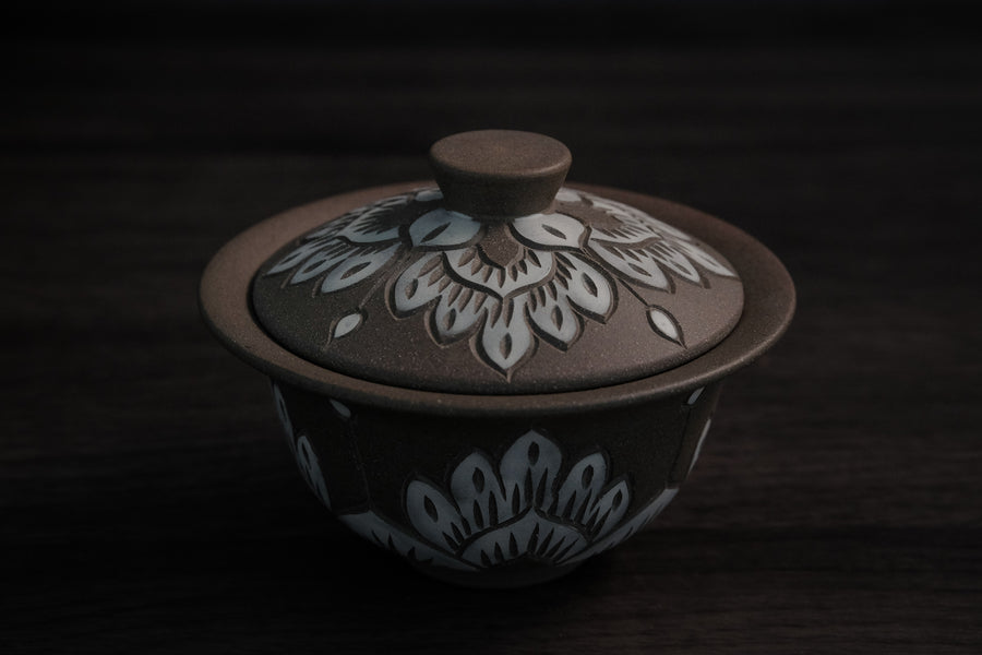 handmade Chinese Dai gaiwan, perfect for Gongfu Cha, tea rituals