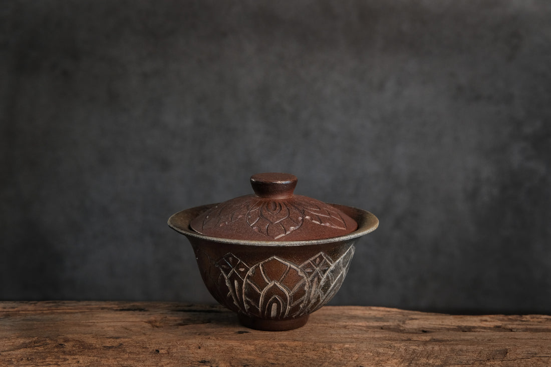 Handmade Chinese Dai gaiwan, teaware for Gongfu Cha, produced inYunnan 