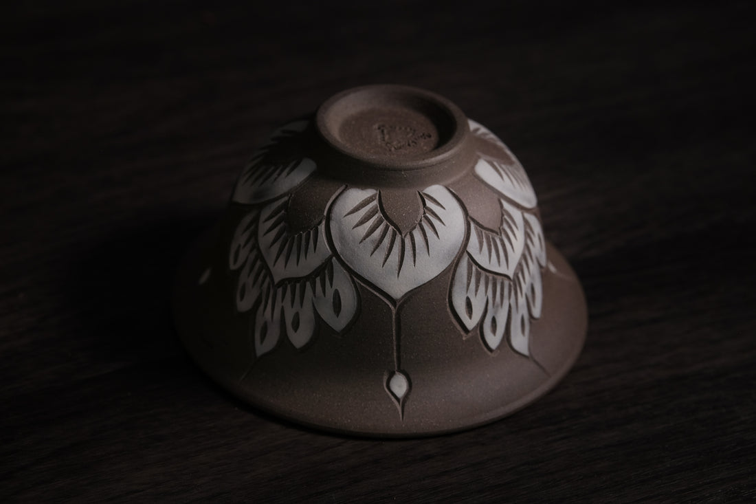 handmade Chinese Dai gaiwan, perfect for Gongfu Cha, tea rituals