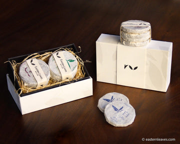 pu'er shengpu mini-cake, pressed, gift box and sample set from Yunnan, China, high quality tea farmer